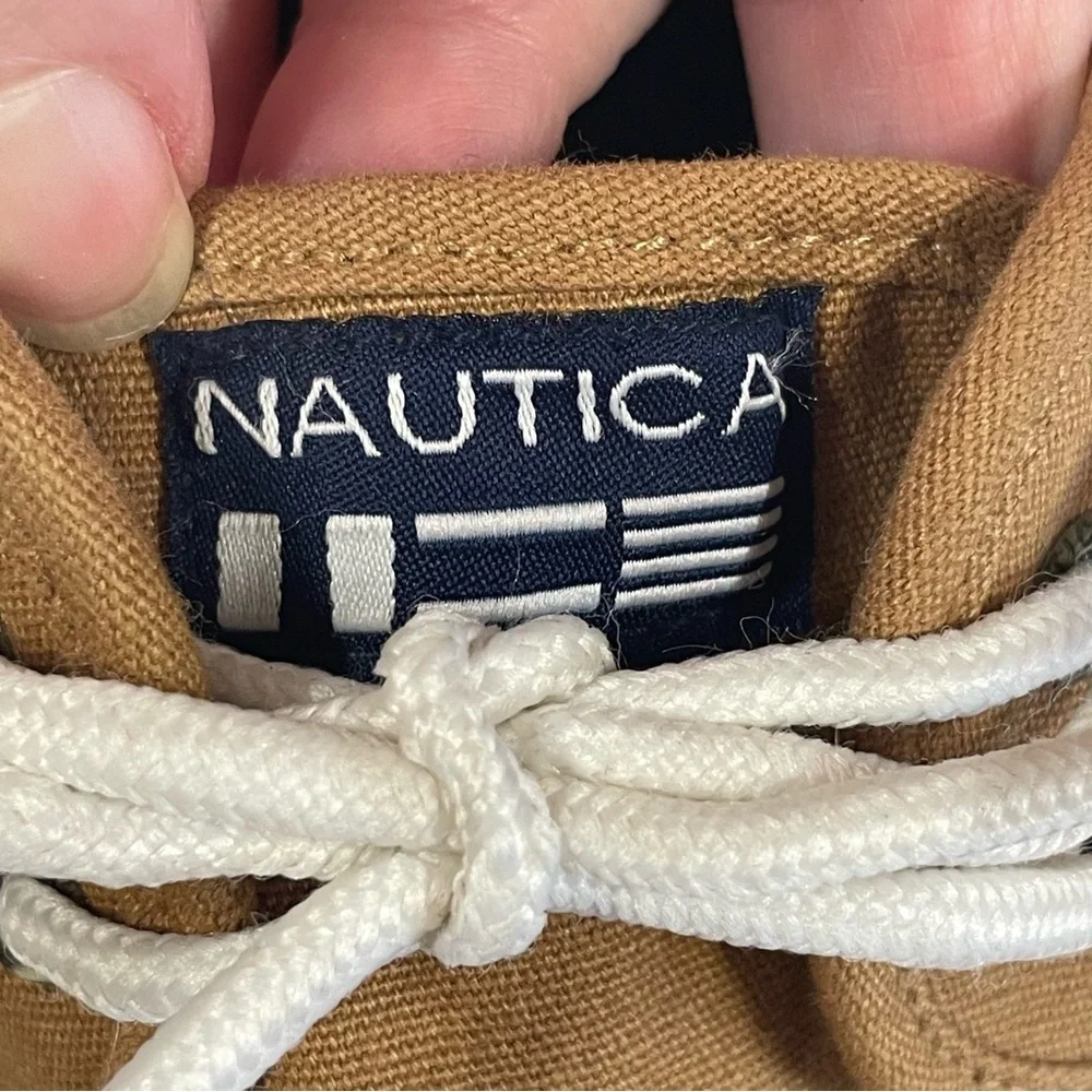 Nautica Spinnaker Tan Youth Boat Shoes Loafers Men’s/Youth Size 7